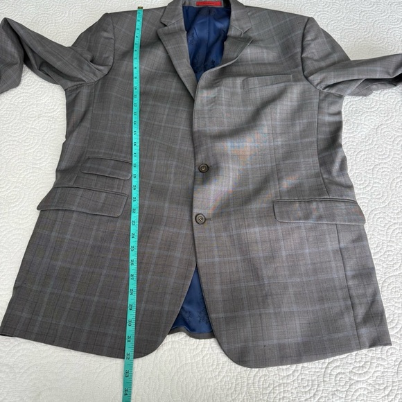 Ted Baker Light Gray Checkered Blazer - Picture 9 of 14